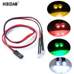 RC Car LED Lights 1/10 Crawler Headlight Axial SCX10II 90046