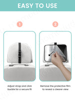 Car Mirrors for Baby Car Seat Shatterproof Mirrors Adjustable Rear-Facing Mirror for lifestyle view