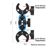 For Insta 360 X4 X5 Go Pro 13 12 11 10 9 DJI Action 6 Bicycle Motorcycle Selfie Stick alternate view