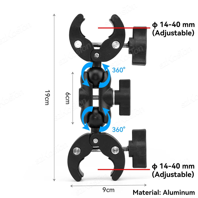 For Insta 360 X4 X5 Go Pro 13 12 11 10 9 DJI Action 6 Bicycle Motorcycle Selfie Stick alternate view