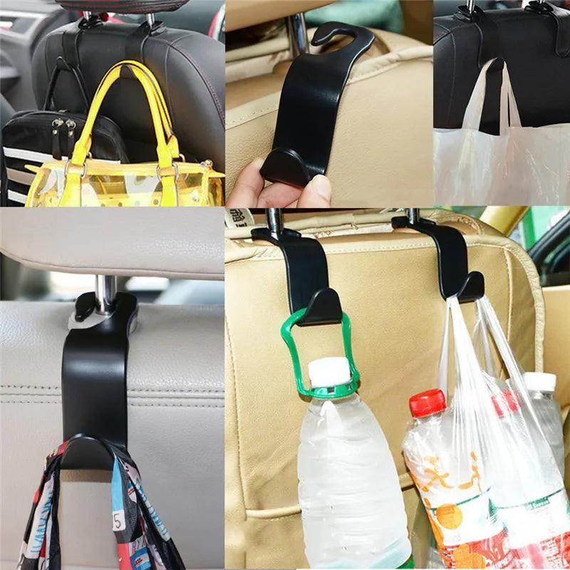 Black Car Seat Back Hook for Bags alternate view