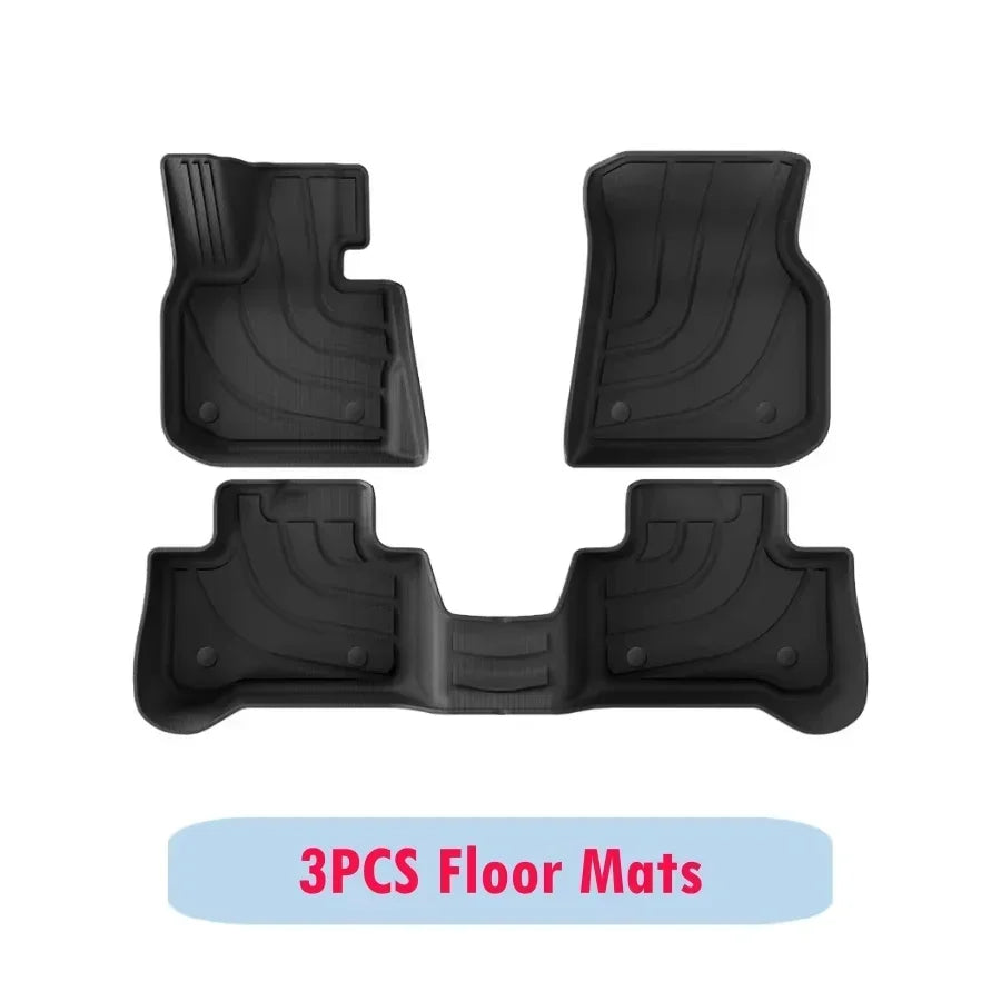 BMW X3 / X4 / iX3 Floor Mats (2018–2024) | All-Weather TPE with Trunk Liner lifestyle view