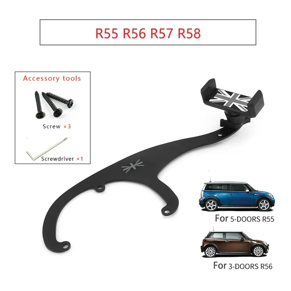 For MINI Cooper Phone Holder | GPS Navigation Bracket for R50 R52 R53 R55 R56 R57 R58 R6 detail view