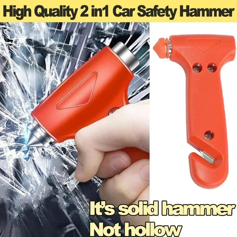 Car Emergency Safety Hammer Seat Belt Cutter Window Glass Breaker