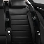2pcs Auto Cotton Seat Belt Cover Case for Peugeot 206 307 308 3008 207 208 407 508 additional angle
