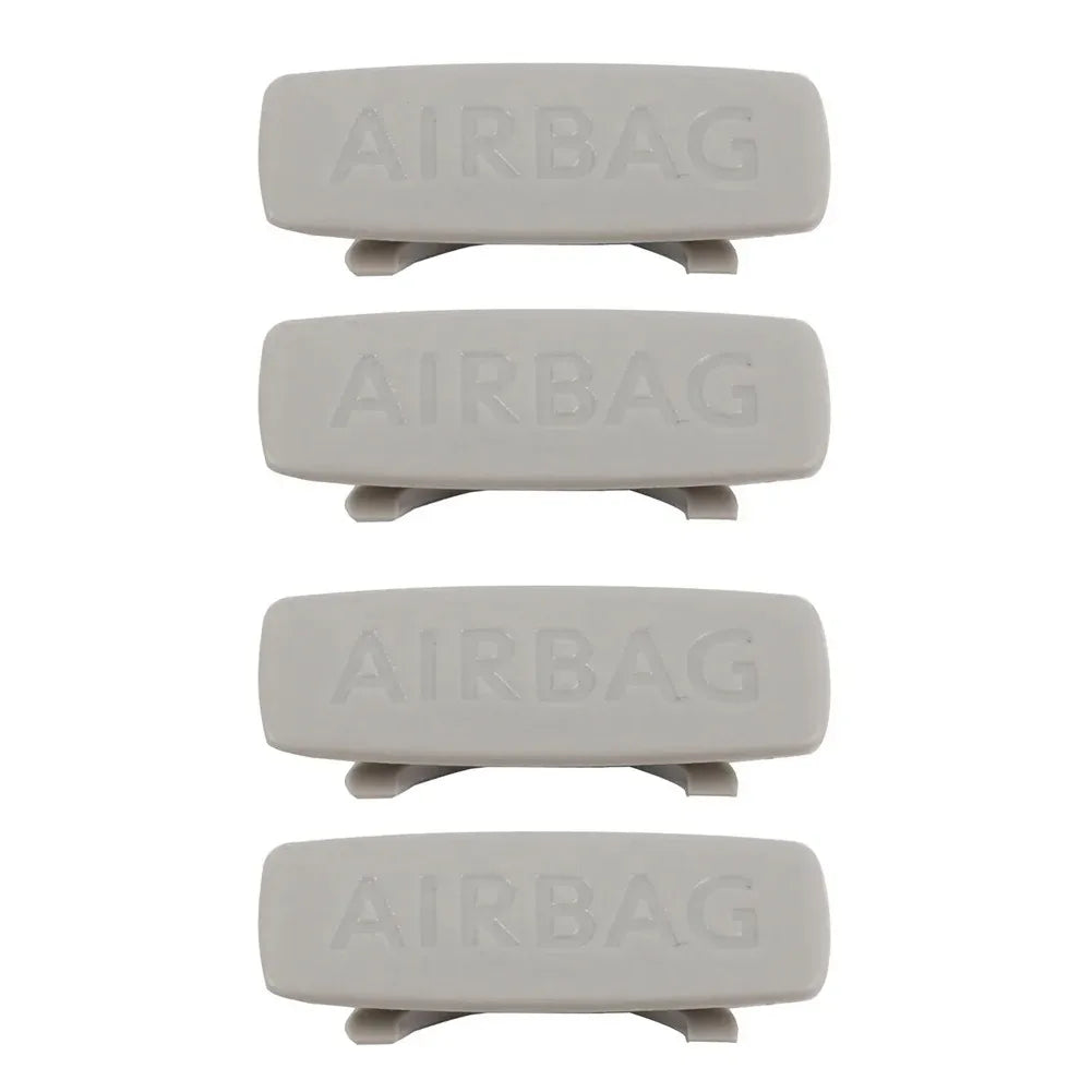 Car A B C Pillar AIRBAG Badge Trim Cover Cap Replace for VW Jetta Golf Caddy Passat additional angle