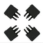 Clip Air Conditioning Vent Parts Plastics 31.3mm X 34.2mm 4PCS/Set Black Car Louvre Bl close-up view