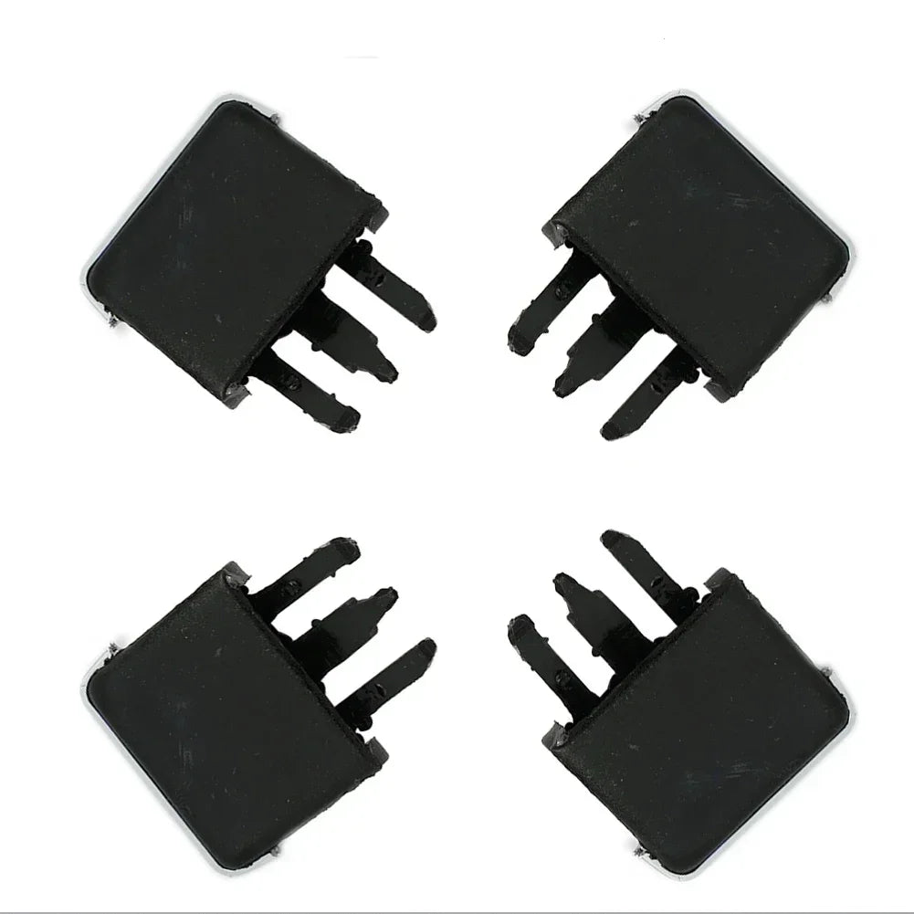 Clip Air Conditioning Vent Parts Plastics 31.3mm X 34.2mm 4PCS/Set Black Car Louvre Bl close-up view
