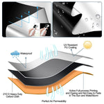 100% Blackout Car Sunshades | Magnetic UV Protection for Front Rear Side Windows close-up view
