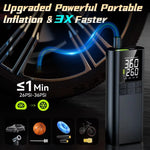 Intelligent Tire Inflator Pump 8000mAh | Portable Air Compressor for Car Motorcycle B alternate view