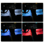 Neon LED Car Interior Ambient Foot Light With USB additional angle