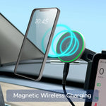 Car Phone Mount Holder 15W Magnetic Wireless Charger | Compatible with MagSafe for Te lifestyle view