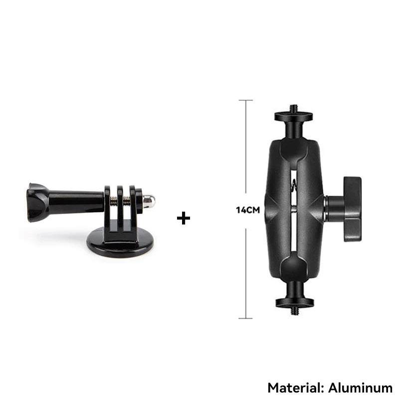 For Insta 360 X4 X5 Go Pro 13 12 11 10 9 DJI Action 6 Bicycle Motorcycle Selfie Stick lifestyle view