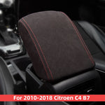 For Citroen C4 B7 2010~2018 2011 2012 2013 2014 2015 2016 Car center console armrest box Protective cover interior Accessories