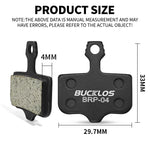 BUCKLOS Resin Disc Brake Pads for SRAM AVID | Wear-Resistant Hydraulic MTB Brake Pads detail view