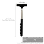 Car rearview mirror wiper, telescopic handle car rearview mirror wiper, car glass clea close-up view