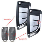 2 3 Bottons Upgrade Car Key Fob Case Shell Housing for For Volkswagen for Vw Jetta Golf Polo Passat