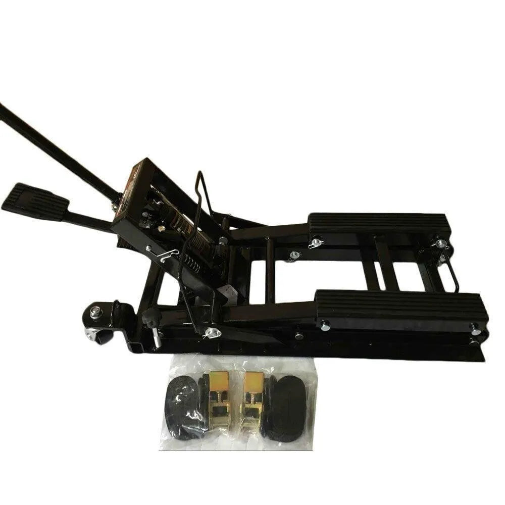 Dirt Street Bike Jacks Steel Lift 1500Lb Repair Stand Motorcycle ATV Quad Hoist