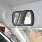 Clip-On Car Sun Visor Vanity Mirror, Practical Makeup Mirror for Passenger Side Shade Visor