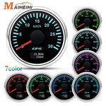 52MM Digital GPS Speedometer Gauge with Antenna | 7 Color Backlight for Car Boat Marine Motorcycle
