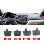 4PCS Front AC Vent Slider Repair Kit Car Air Conditioning Vent Outlet Grilles Clip Paddles 2011-2015 For KIA K2