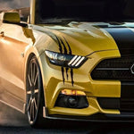 2pcs 3D Scratch & Claw Marks Car Decals | Durable PET Auto Decoration for Rear Window close-up view