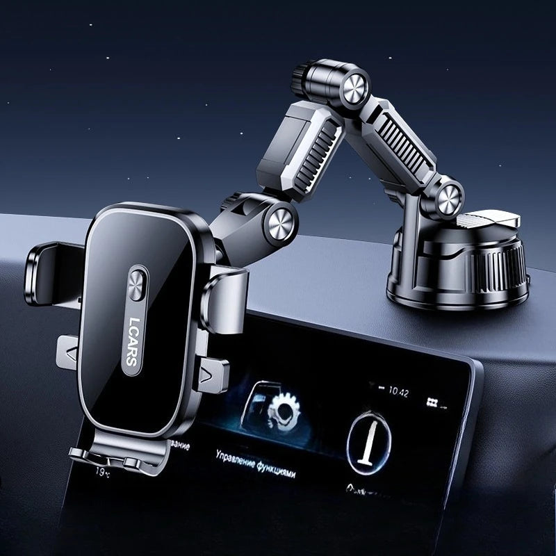Mobile Phone Car Mount 2026 New Model Car Dashboard Large Suction Cup Truck Navigation Anti-Shake Support Stand