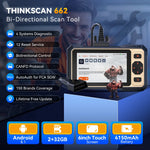 Thinkcar Thinkscan 662 Diagnostic Tools ECM/TCM/SRS/ABS Systems Car OBD2 Scanner 12 R alternate view