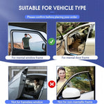 Universal Car Sunshade Window with 10 Magnetic Suction | Heat Insulation Cloth Cover lifestyle view