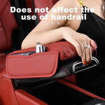 Car Armrest Pad Organizer Bag Thicken Memory Foam Anti Scratch Pads Center Console Car Elbow Rest Storage Pocket Goods