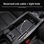 For Chevrolet Equinox 2018~2025 Car Center Console Armrest Box Storage Tray Sundries Tidying Organizer Case Interior Accessories