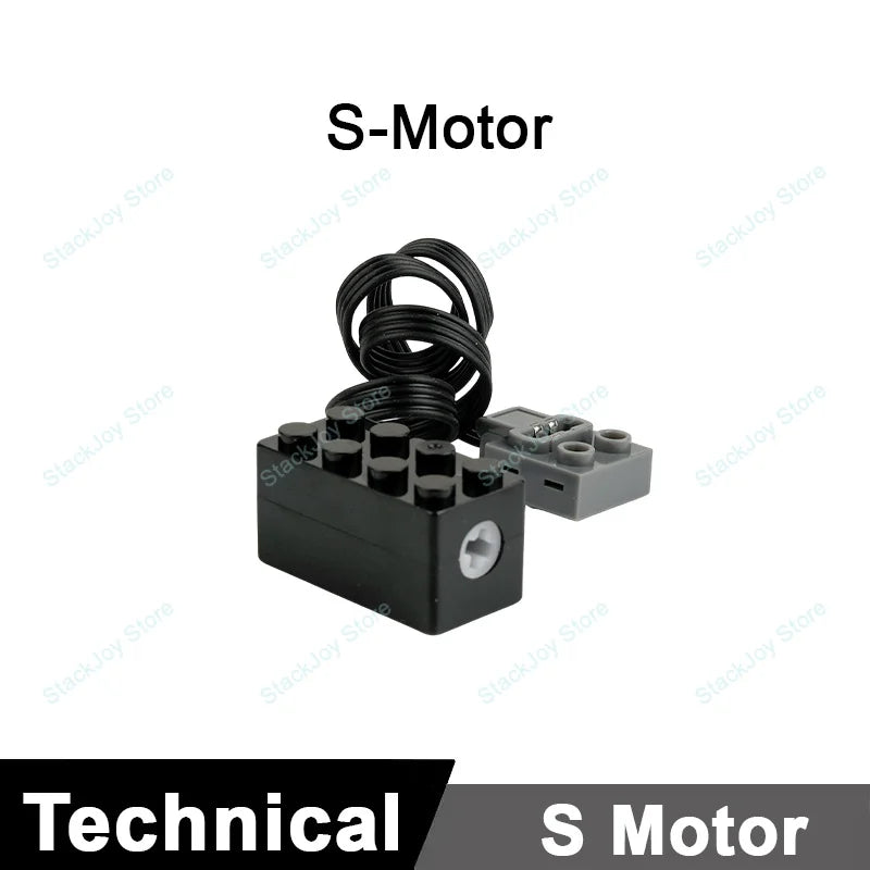 MOC Power Functions M/L/XL Motor Battery Box IR Remote Receiver for RC Car Robot Mo additional angle