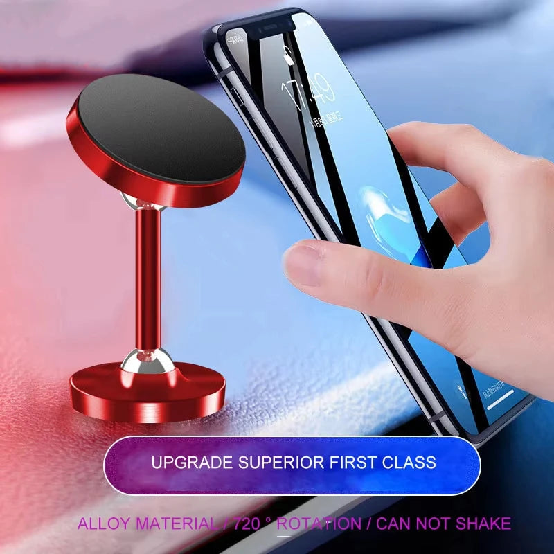 720° Rotation Magnetic Car Phone Holder close-up view