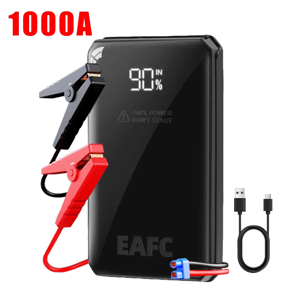 2000/1000/600A Car Jump Starter Starting Device Jumpstarter Auto Buster Emergency Starting 12V Car Battery JumpStart Power Bank