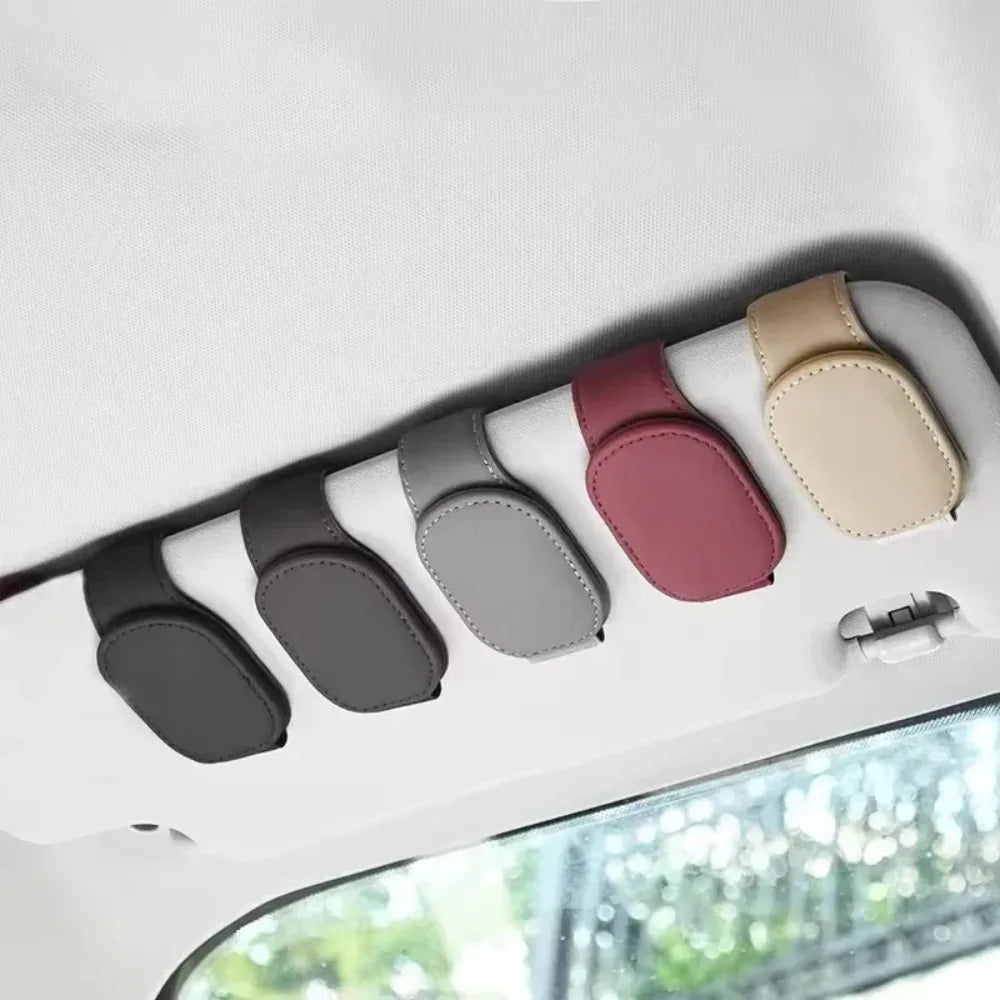 Universal Car Auto Sun Visor Glasses Box Sunglasses Clip Card Ticket Holder Stand Fas alternate view