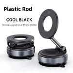 Vacuum Magnetic Car Phone Holder, Foldable Multi-Angle Adjustable Vehicle Navigation Phone Mount, Universal Phone Stand for Daily Driving