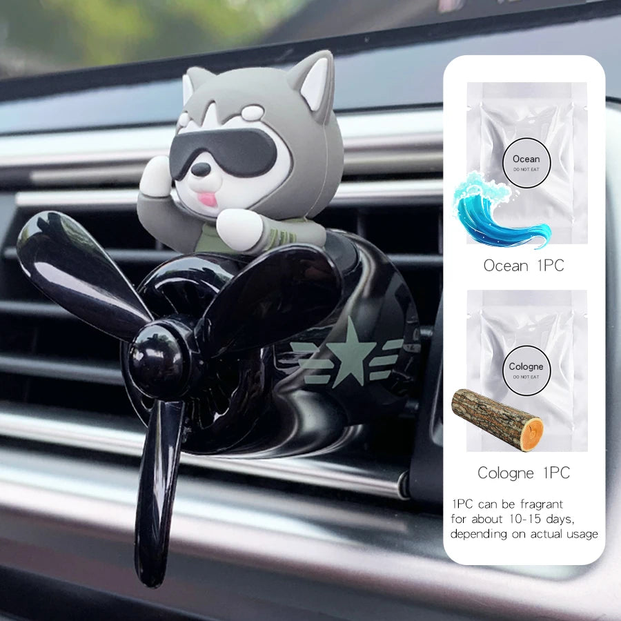 Basketball Airplane Rotate Car Air Freshener Accessories Interior Decorations Vent Clip Perfume Fragrance Diffuser Ornaments Men
