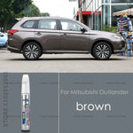For Mitsubishi Outlander Car Paint Repair Pen Paint Scratch Repair Accessories White W close-up view