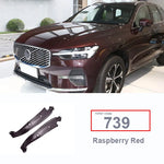 Volvo XC60 Mud Flaps (2018–2024) | Rear Wheel Fender Splash Guards with Blue Accent additional angle