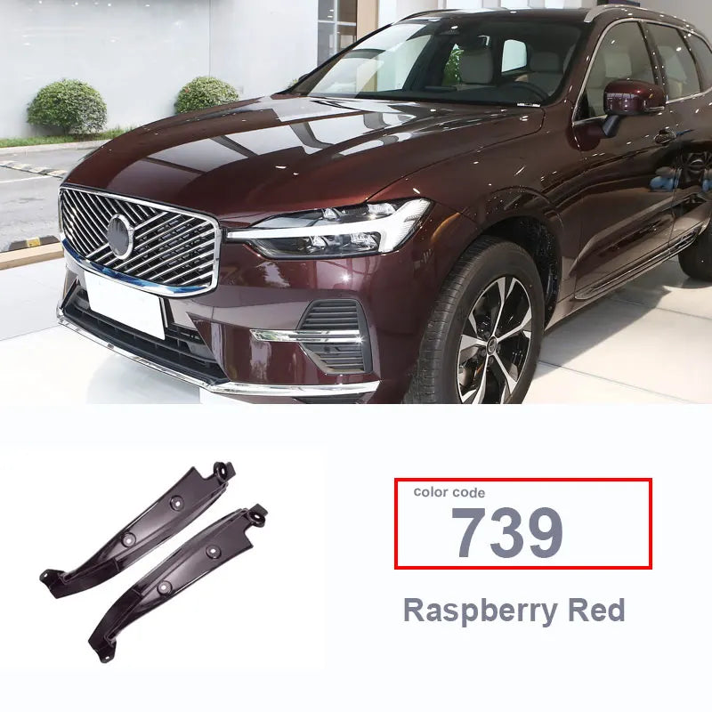 Volvo XC60 Mud Flaps (2018–2024) | Rear Wheel Fender Splash Guards with Blue Accent additional angle