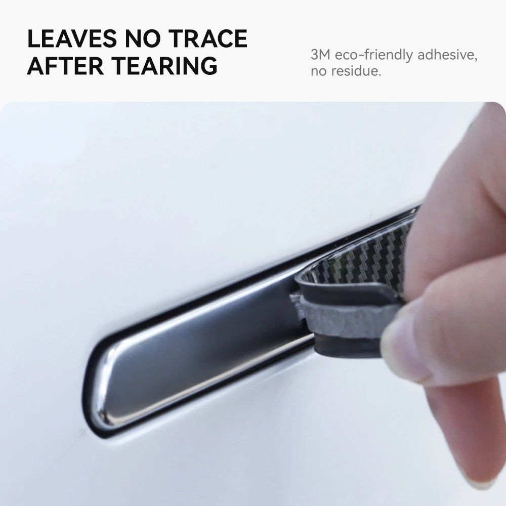 YZ Car Door Handle Wrap Cover Decorative Stickers 4Pcs | Anti-scratch ABS Protector f lifestyle view