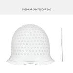 Silicone Cap for Scratches Hair Painting Hat for Scratches Silicone Meches Hair Colori close-up view
