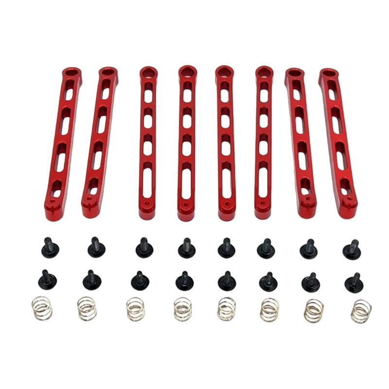 MN300 MN-300 Tank 300 Metal Adjustable Tie Rod Linkage Link Rod Set 1/12 RC Car Upgrad close-up view