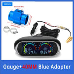2 in 1 LCD Digital Display Voltmeter and Water Temp Gauge | Universal Car Truck Gauge alternate view