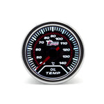 2" 52mm Car Turbo Gauge Set | Boost Water Temp Oil Pressure Tachometer Voltmeter additional angle