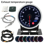 Universal 52mm 8 Color Car Gauge Set | 12V Racing Dash Meter Kit additional angle