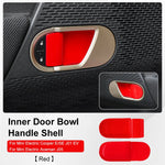 Mini Cooper F65 F66 F67 2024-2025 Inner Door Handle Bowl Cover | ABS Trim Decoration S close-up view