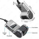 Grandnavi HD Car DVR Dash Cam ADAS | 720P USB Voice Alarm for Android Car Radio additional angle