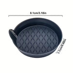 2-Piece Silicone Car Coasters – Non-Slip, Heat-Resistant, Interior Accessories, Gray lifestyle view