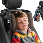 360° Adjustable Memory Foam Car Headrest Pillow | Neck Support for Kids & Adults